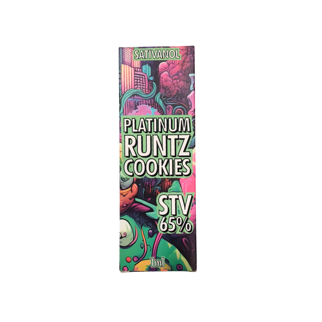 Vaper Sativanol 65% Gelato /Zkittlez/ Sour apple / Cookies /Banana