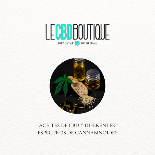 Los aceites de CBD y los diferentes tipos de espectro de cannabinoides