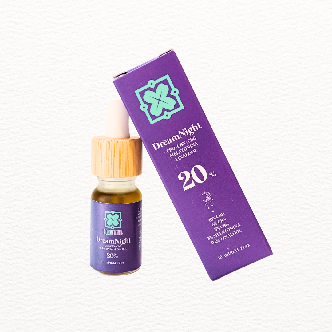 DreamNight 20% Aceite Full Spectrum LeCBDboutique Sueño