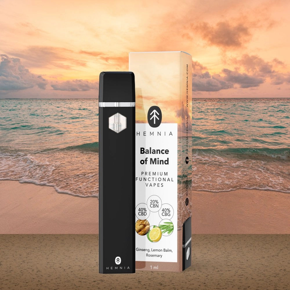 Hemnia Premium Vaper Balance of Mind 40% CBD 20% CBN 40% CBG