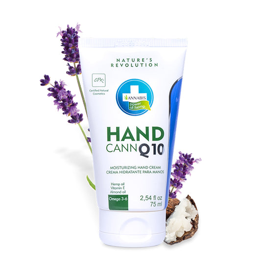 HANDCANN Q10 · Crema de manos orgánica hidratante y regeneradora 75 ml