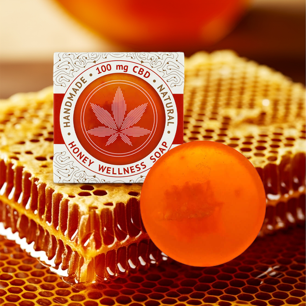 Cannaline Jabón Artesanal Honey Wellness 100mg CBD