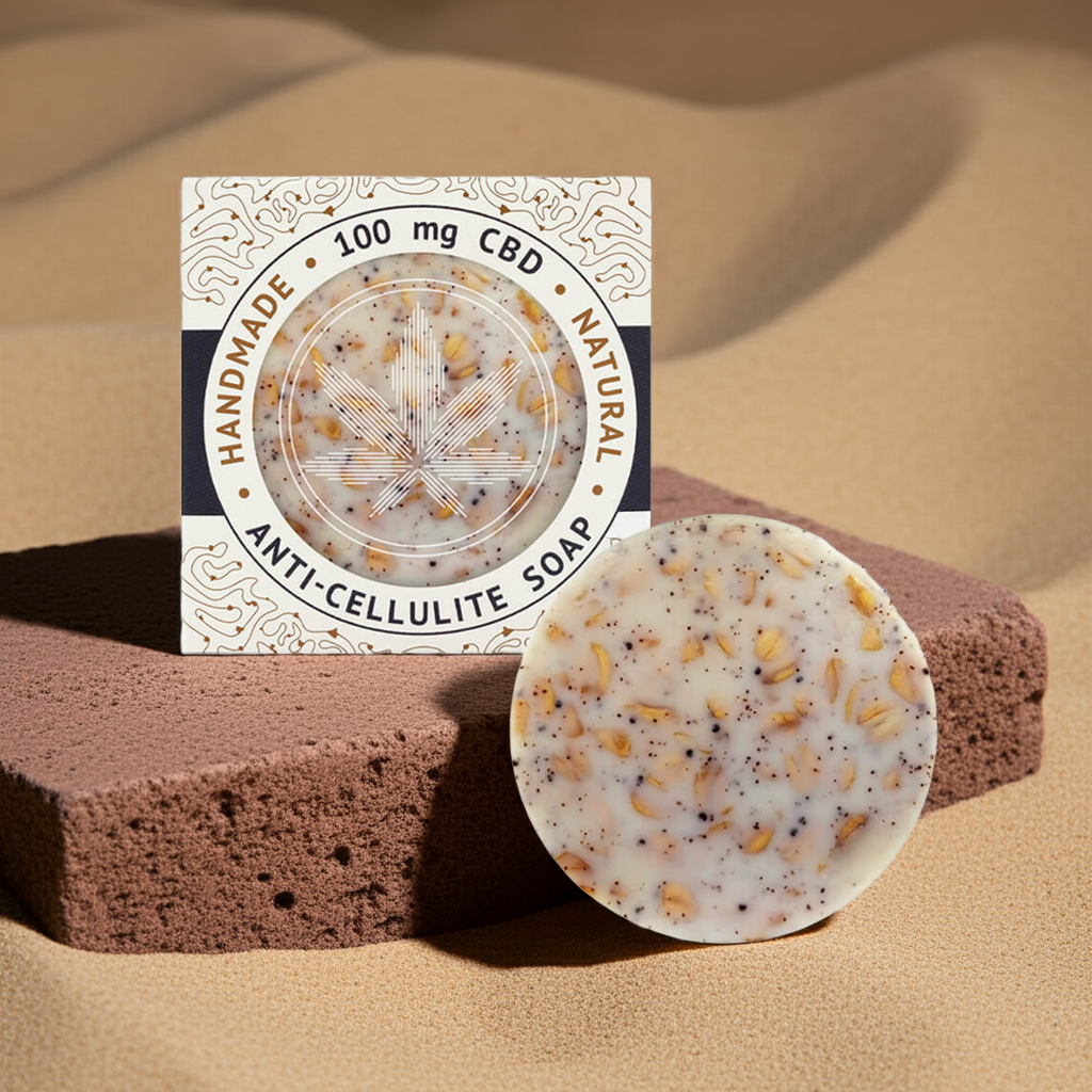 Cannaline Jabón Artesanal Anti-Celulitis con CBD (100mg)