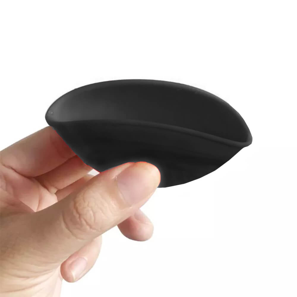 Best Buds Tazón de Mezcla de Silicona 7cm Negro con Logo Verde