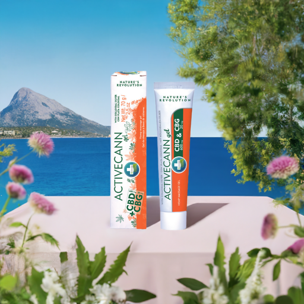 ACTIVECANN CBD + CBG · Gel de cannabis para masaje 75 ml
