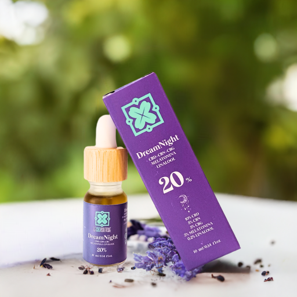 DreamNight 20% Aceite Full Spectrum LeCBDboutique Sueño