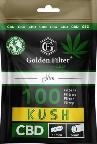 filtros con cbd Golden filter green verve CBD