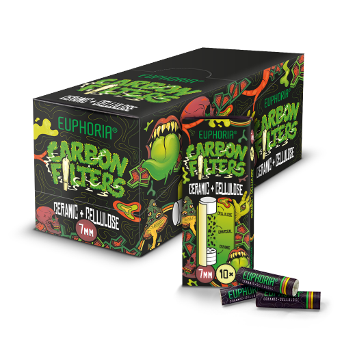 Euphoria Filtros de celulosa + carbón cerámico ceramic